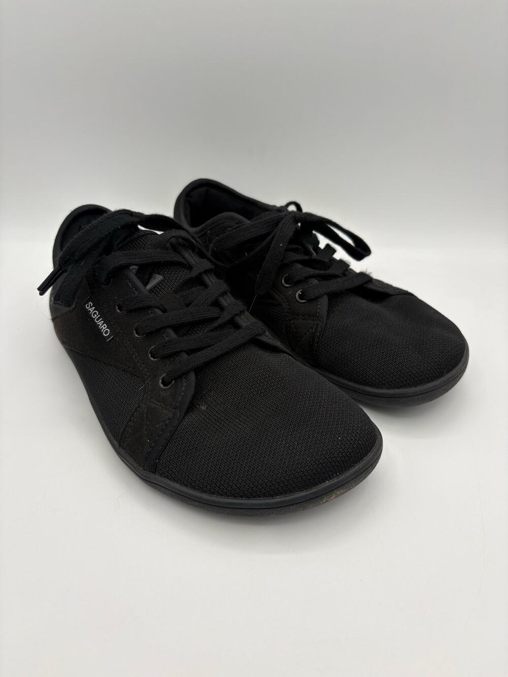 Saguaro Barefoot Shoes Wide Toe Black Sneakers Size EU 40 Men’s 7-7.5
